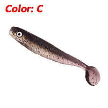 shad Soft Lures 80mm 110mm T- Tail 10 Pcs
