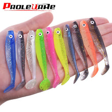 shad Soft Lures 80mm 110mm T- Tail 10 Pcs