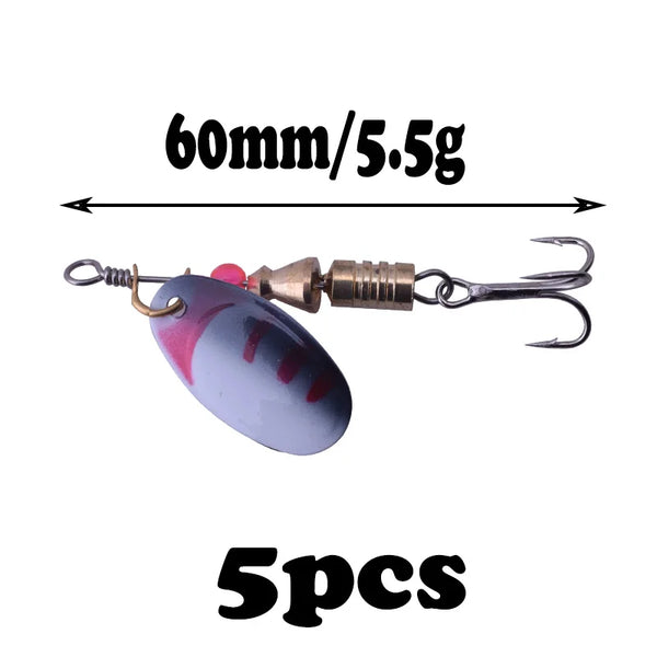 10Pcs/set 3.5g-5.5g Spinnerbait