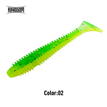 Screw Thread T-Tail Soft Fishing Lures 0.37g 0.8g 1.3g 2.2g  20pcs/bag