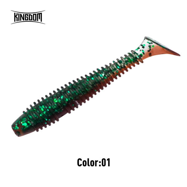 Screw Thread T-Tail Soft Fishing Lures 0.37g 0.8g 1.3g 2.2g  20pcs/bag