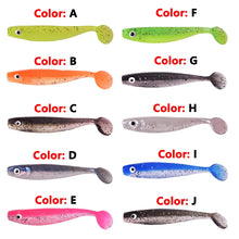 shad Soft Lures 80mm 110mm T- Tail 10 Pcs